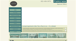 Desktop Screenshot of granburycourtyardapts.com