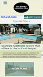 Mobile Screenshot of granburycourtyardapts.com